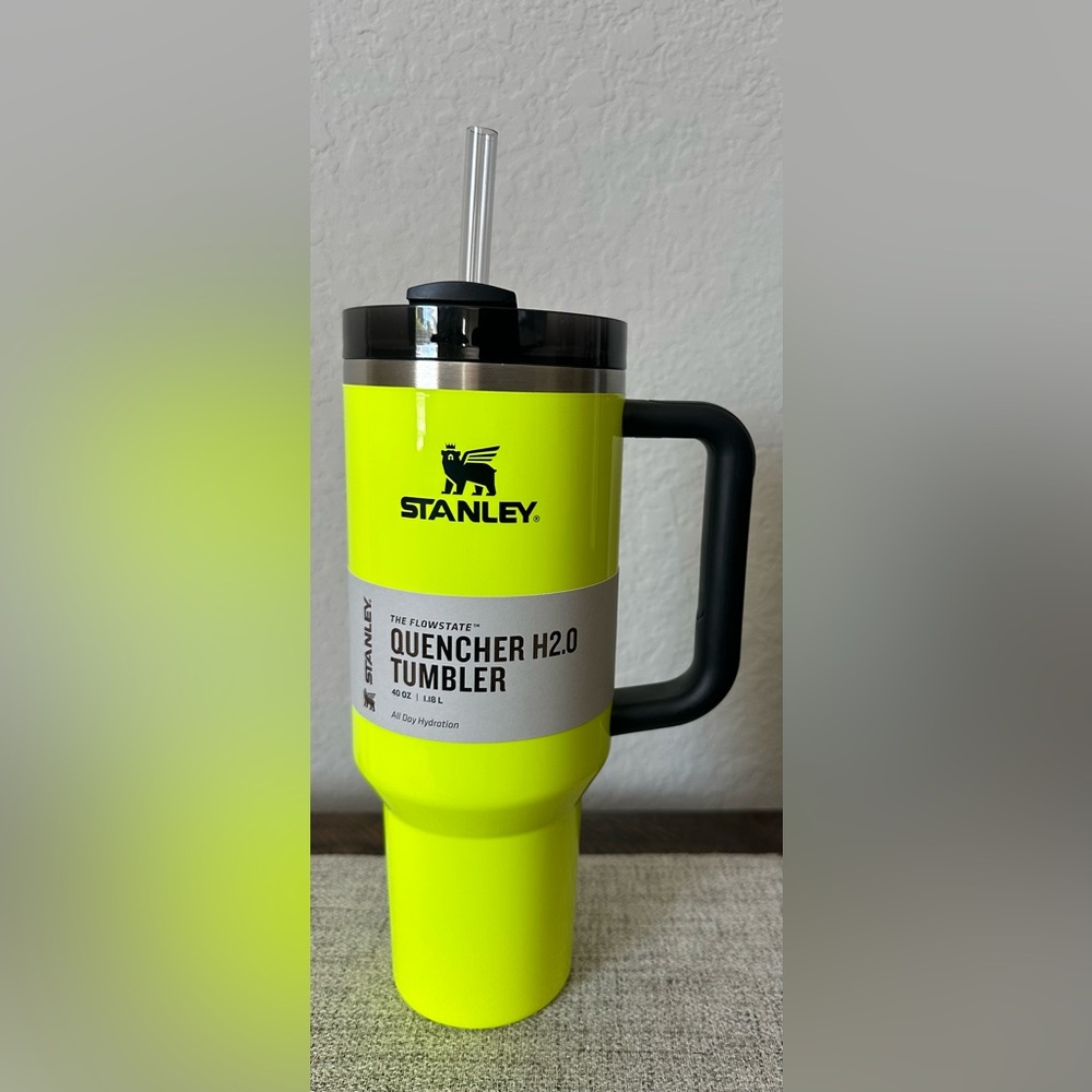 Stanley 40 oz Neon Yellow tumbler
